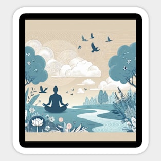 Meditation Master Sticker